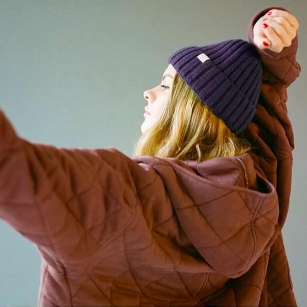Urban Outfitters Fisherman Beanie Brown